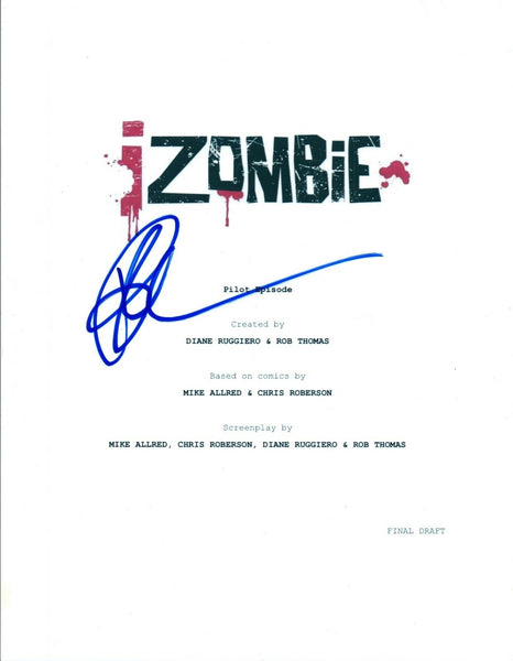 Rose McIver Signed Autographed iZOMBIE Pilot Episode Script COA