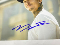 Nyjah Huston Signed Autographed 11x14 Photo Olympics Skateboarder Beckett COA