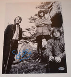 Ginger Baker Signed Autograph 11x14 Photo Cream Blind Faith Drummer Beckett COA