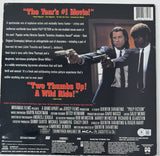 Quentin Tarantino Signed Autographed Pulp Fiction Laserdisc Cover Beckett COA