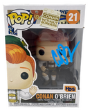 Conan O'Brien Signed Autograph Funko Pop #21 Conan Without Boarders Beckett COA