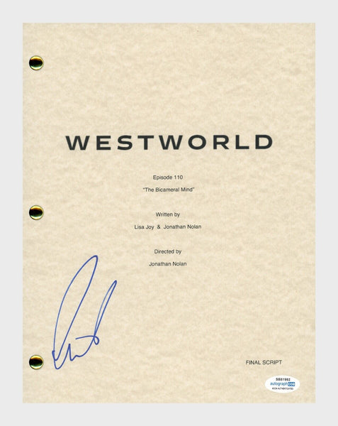 Angela Sarafyan Signed Autographed Westworld Episode 110 Script ACOA COA