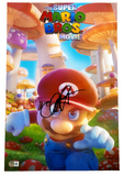 Chris Pratt Signed The Super Mario Bros Movie Poster Photo 12x18 Autograph BAS