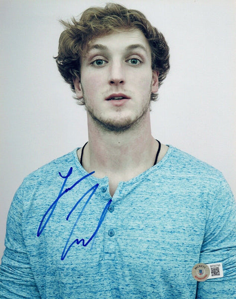 Logan Paul Signed Autographed 8x10 Photo Boxer Impaulsive Host Beckett COA