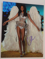 Chanel Iman Signed Autographed 11x14 Photo Hot Sexy SI Swimsuit Model COA VD