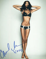 Chanel Iman Signed Autographed 8x10 Photo Hot Sexy Model COA VD