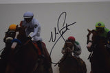 Mike Smith Signed Autographed 11x14 Photo JUSTIFY JOCKEY Triple Crown BAS COA