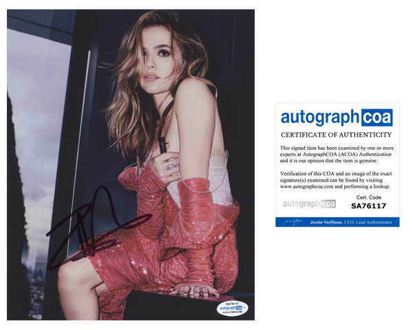 Zoey Deutch Signed Autographed 8x10 Photo The Politician Sexy Actress ACOA COA