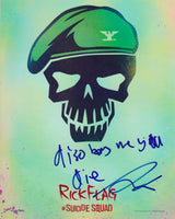 Joel Kinnaman Signed Autographed 8x10 Photo Suicide Squad Rick Flag w/ Quote B