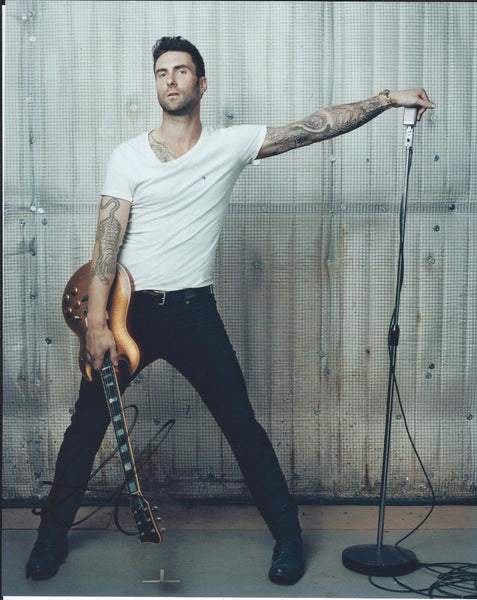 Adam Levine Signed Autographed 8x10 Photo Maroon 5 Lead Singer Sexy #3