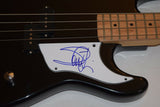 Steve Harris Signed Autographed Bass Guitar Iron Maiden COA