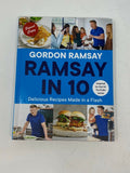 Gordon Ramsay Signed Autographed Ramsay In 10 Hardcover Book Chef Beckett COA