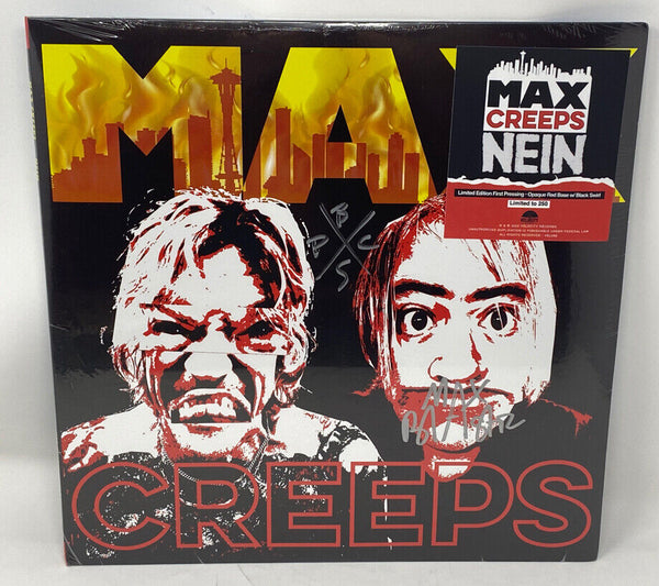 Max Creeps Signed Autographed Vinyl Record LP Duff McKagan Guns N Roses Red COA