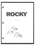 Talia Shire Signed Autographed ROCKY Full Movie Script Screenplay COA