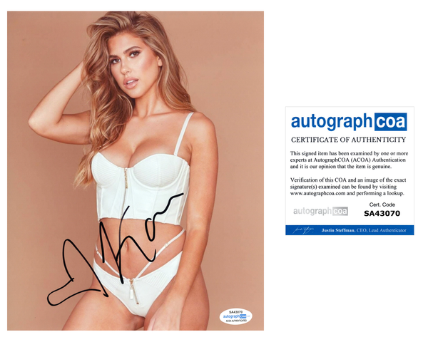 Kara Del Toro Signed Autographed 8x10 Photo Hot Sexy Model ACOA COA