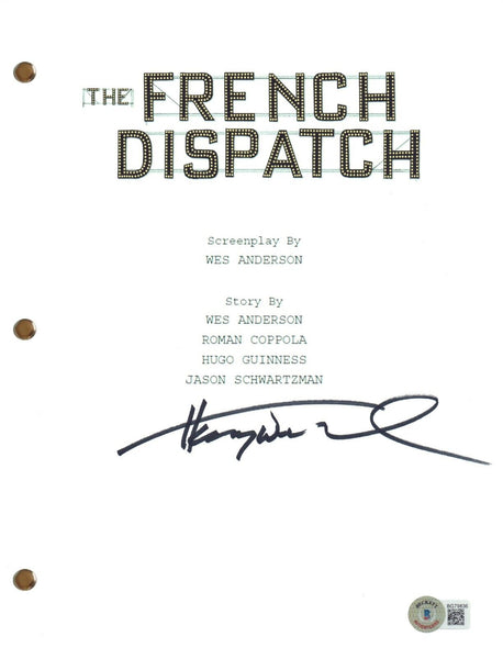 Henry Winkler Signed Autograph The French Dispatch Movie Script Screenplay BAS