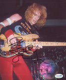 Billy Sheehan Signed Autograph 8x10 Photo Mr. Big David Lee Roth ACOA COA