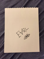 EARL SWEATSHIRT SIGNED AUTOGRAPHED SKETCH ARTWORK ODD FUTURE TYLER THE CREATOR