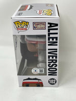 Allen Iverson Signed Autographed Funko Pop Figure 76ers #102 Beckett COA
