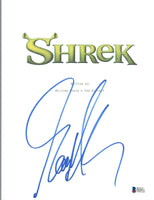 Eddie Murphy Signed Autographed SHREK Movie Script Beckett BAS COA