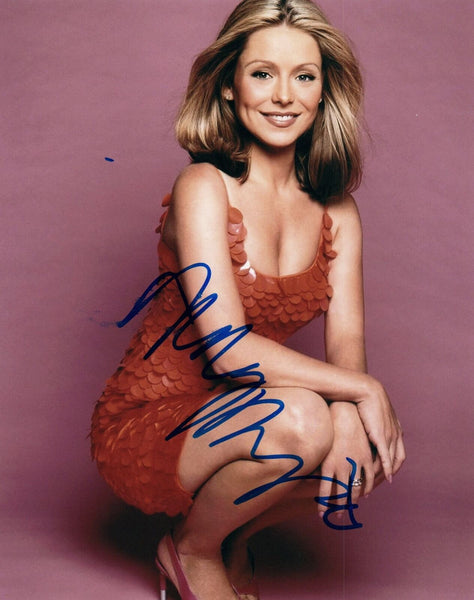 Kelly Ripa Signed Autographed 8x10 Photo Live With Kelly Host VD