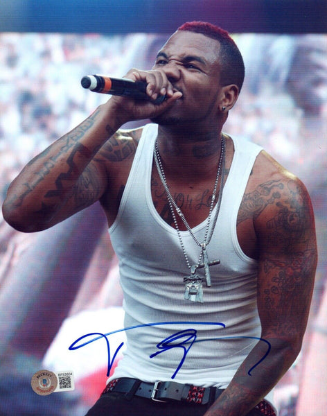 The Game Rapper Signed Autographed 8x10 Photo Hip Hop Jayceon Taylor Beckett COA