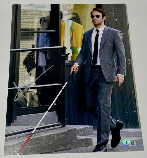 Charlie Cox Signed Autographed 11x14 Photo Daredevil Beckett BAS COA