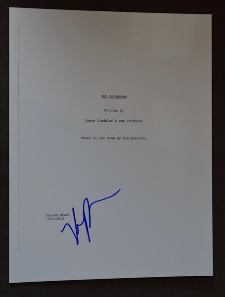 Amy Brenneman Signed Autographed The Leftovers  Full TV Pilot Script