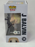J Balvin Signed Autographed Funko Pop Figure #136 Beckett COA
