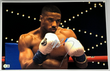 Michael B. Jordan Signed Creed 12x18 Photo Poster Rocky Autograph Beckett COA