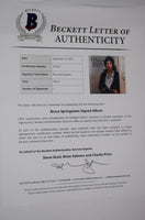 Bruce Springsteen Signed DARKNESS ON THE EDGE OF TOWN Record Album LP BAS COA
