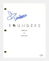 John Turturro Signed Autographed Rounders Movie Script Screenplay ACOA COA