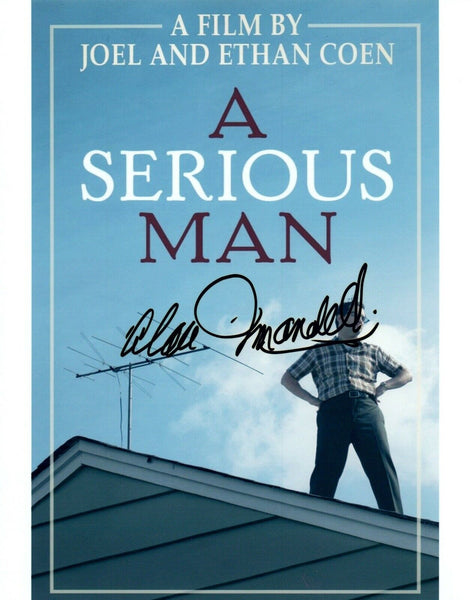 Alan Mandell Signed Autograph 8x10 Photo A SERIOUS MAN Actor COA
