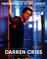 Darren Criss Signed Autographed 8x10 Photo AMERICAN CRIME STORY: VERSACE COA