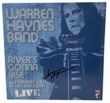 Warren Haynes Signed Autograph River's Gonna Rise Vinyl Record Album LP ACOA COA