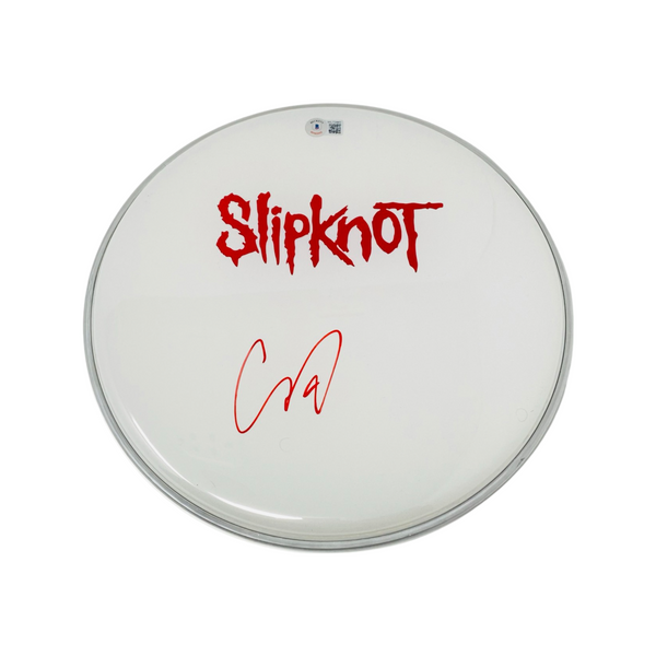 Corey Taylor Signed Autographed Slipknot 12" Drumhead Beckett Witness COA
