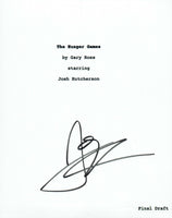 Josh Hutcherson Signed Autographed THE HUNGER GAMES Movie Script COA VD