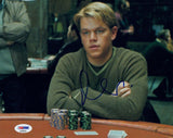 Matt Damon Signed Autographed 8x10 Photo ROUNDERS Mike McDermott PSA/DNA COA