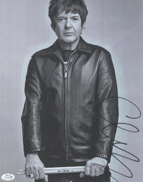 Clem Burke Signed Autographed 11x14 Photo Drummer The Ramones Blondie ACOA COA