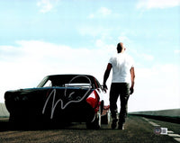 Vin Diesel Signed Autograph The Fast and the Furious 11x14 Photo Beckett COA