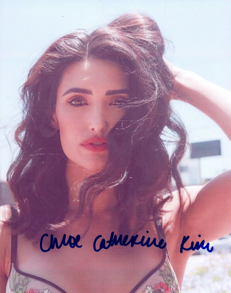 Chloe Catherine Kim Signed Autographed 8x10 Photo Actress COA