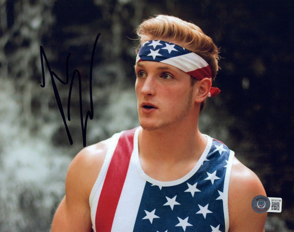 Logan Paul Signed Autographed 8x10 Photo Boxer Impaulsive Host Beckett COA