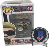 Guy Fieri Signed Autographed Funko Pop Figure #49 Flavortown Chef Beckett COA