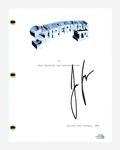 Jon Cryer Signed Autographed SUPERMAN IV 4 Movie Script Screenplay ACOA COA