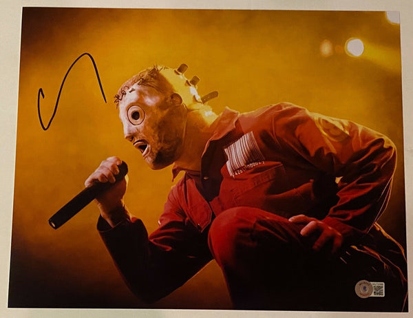 Corey Taylor Signed Autograph 11x14 Photo Slipknot Stone Sour Proof Beckett COA