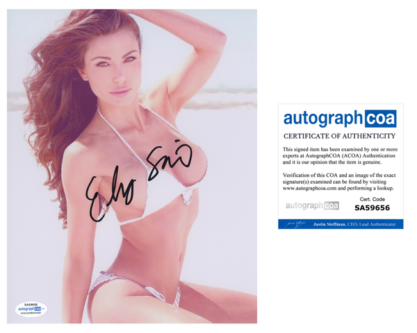 Elizabeth Smith Signed Autographed 8x10 Photo Sexy Playboy Model ACOA COA