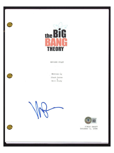 Mayim Bialik Signed Autographed The Big Bang Theory Pilot Script Beckett COA