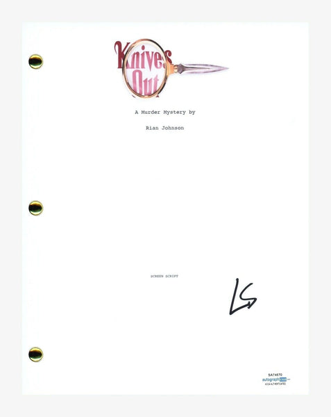 Lakeith Stanfield Signed Autographed Knives Out Movie Script ACOA COA