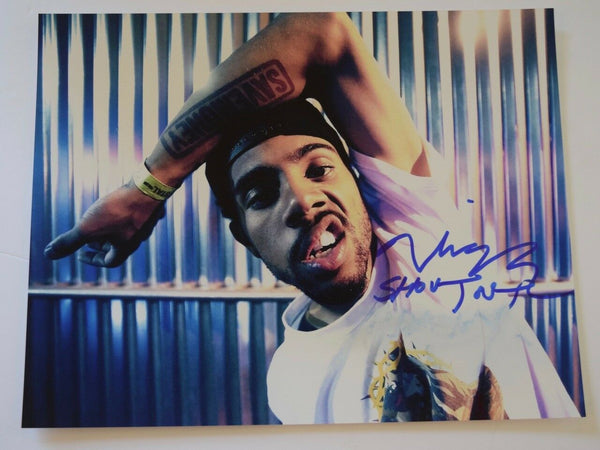 Vic Mensa Signed Autographed 11x14 Photo Hip Hop Rapper Kids These Days COA VD