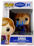 Kristen Bell Signed Funko Pop Frozen Anna #81 Disney Autograph Beckett COA